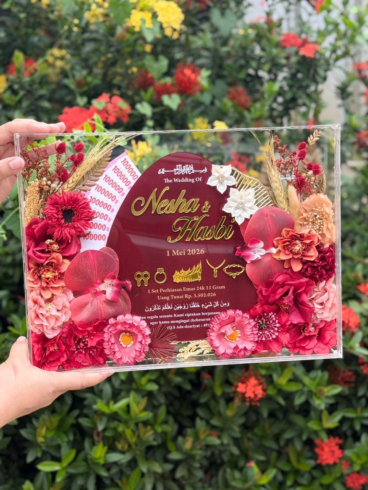 Mahar Package — mahar akrilik custom